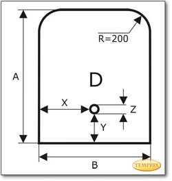 Plaque de sol, acier, format au choix S3