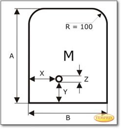 Plaque de sol, acier, format au choix S3
