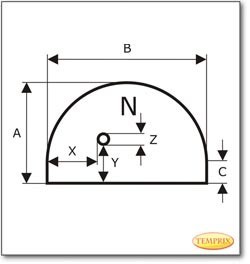 Plaque de sol, acier, format au choix S3