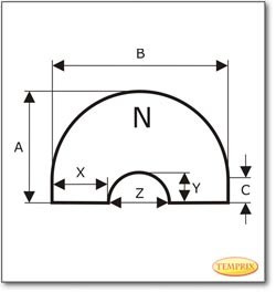 Plaque de sol, acier, format au choix S5