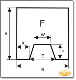 Plaque de sol, acier, format au choix S6
