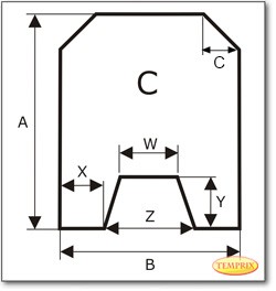 Plaque de sol, acier spécial, format de choix S6