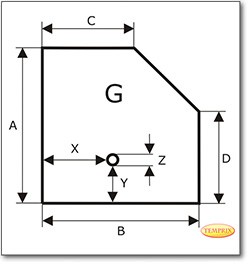 Plaque de sol, acier, format au choix S3