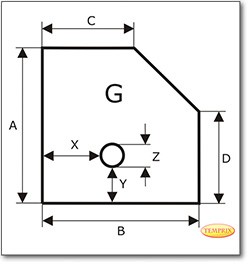 Plaque de sol, acier, format au choix S4