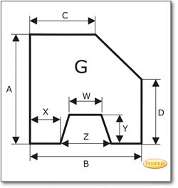 Plaque de sol, acier, format au choix S6