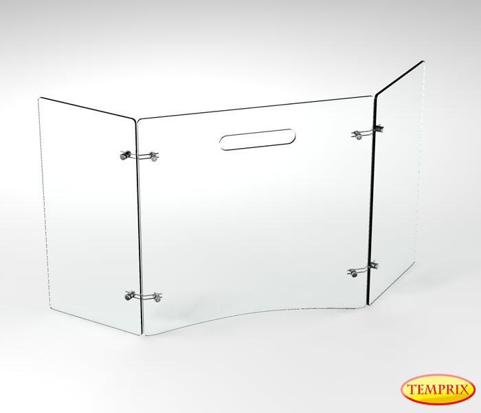 Pare-étincelles Brilliant verre clair 600mm x 954mm