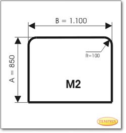 Plaque de sol, verre clair, format: M2