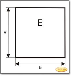 Plaque de sol, Plaque de cheminée, Plaque de poêle, Plaque en verre clair, format au choix S1