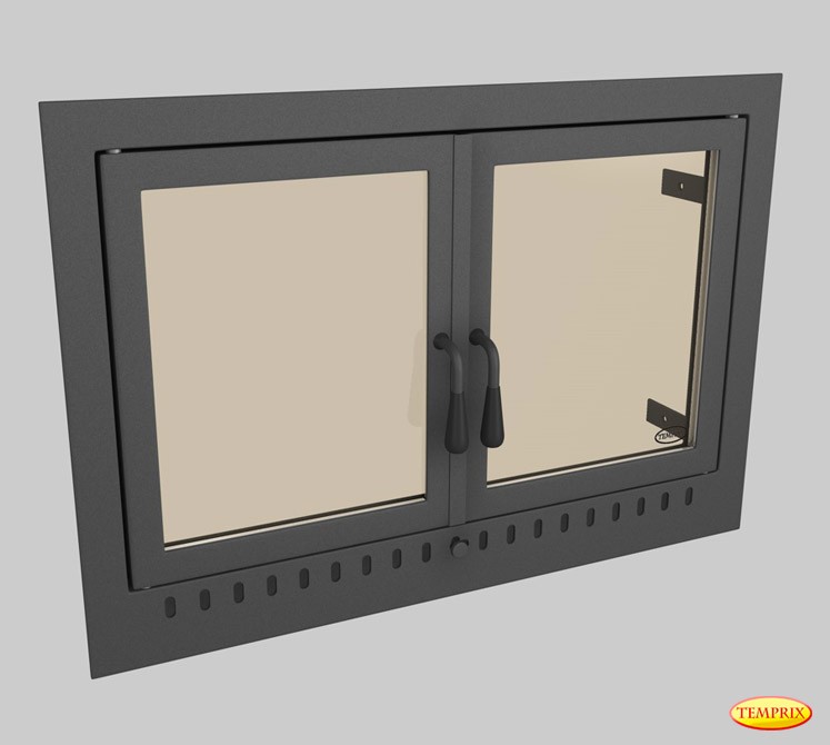 Temprix Funkenschutz & GlasbodenplatteKlarglas Bodenplatte für Kamin & Ofen 