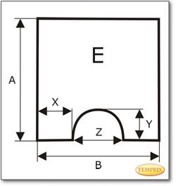 Plaque de sol, acier, format au choix S5
