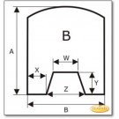 Plaque de sol, acier, format au choix S6