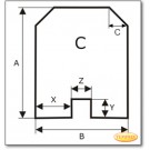 Plaque de sol, acier spécial, format de choix S2